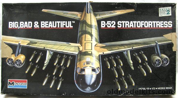 Monogram 1/72 B-52 Stratofortress - Big Bad and Beautiful Issue, 5709 plastic model kit